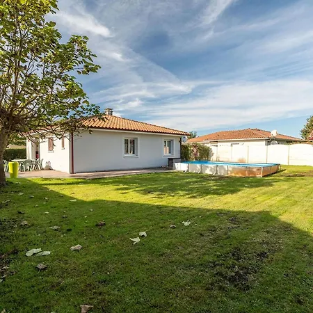 Maison Confortable A Avec Piscine Privee Et Animaux Acceptes - Fr-1-319-627 * Biscarrosse